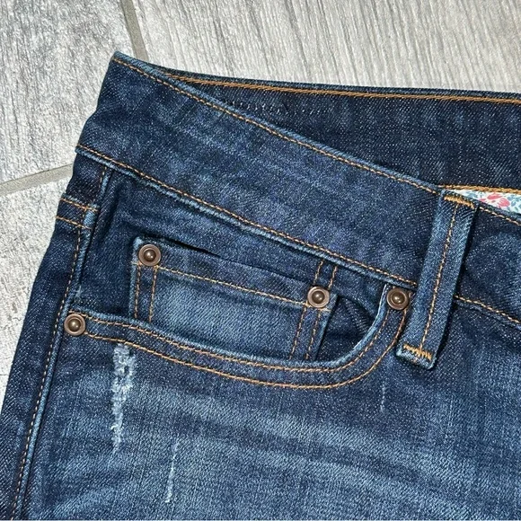 Ladies LEVI’S 545 Dark Wash 545 Ankle Skinny Jeans 16 - Picture 3 of 10